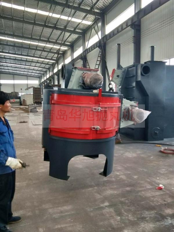 轉臺式拋砂除銹設備